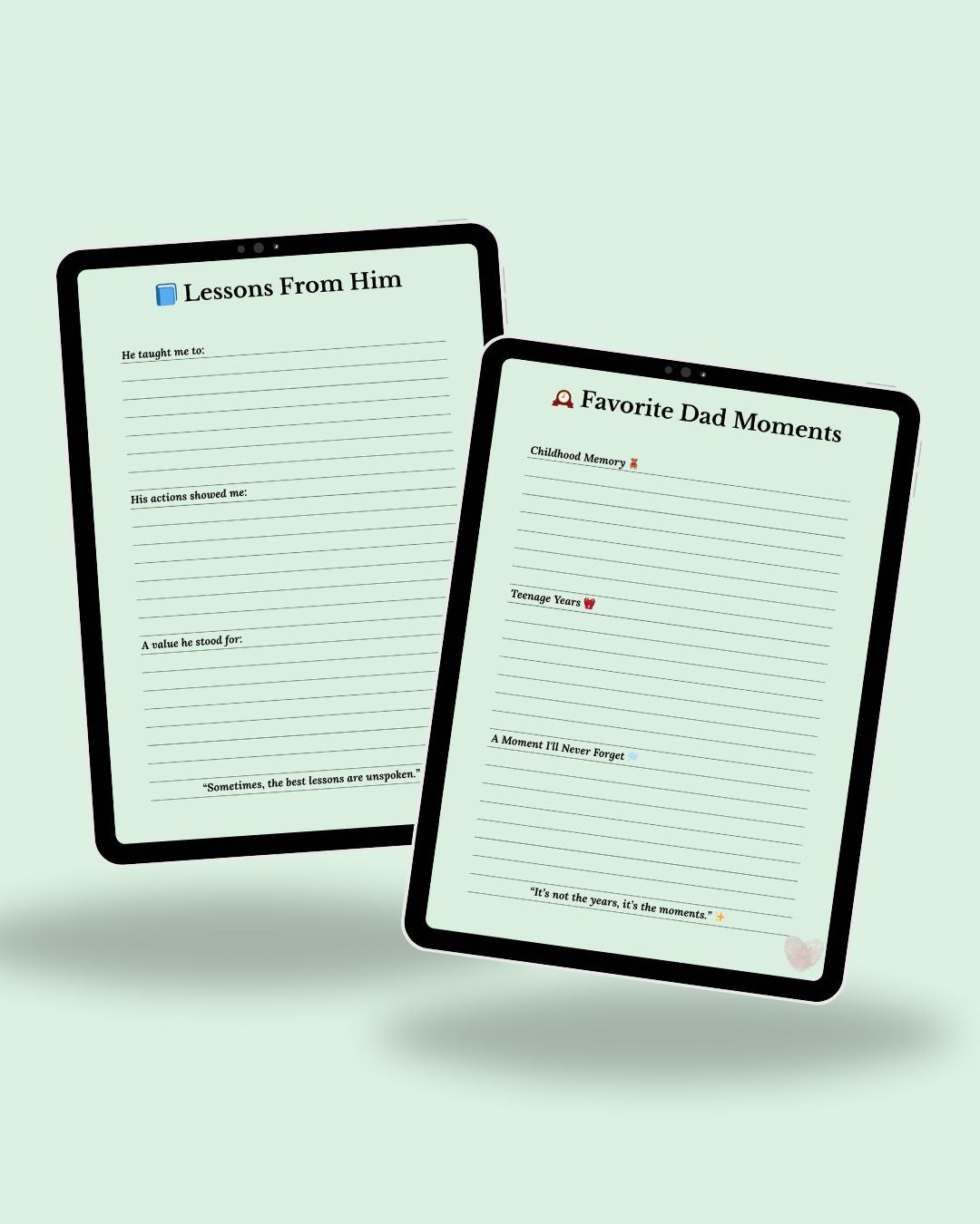 For the Man Who Built Me – A Guided Gratitude Journal