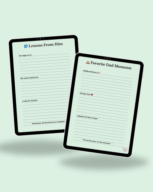 For the Man Who Built Me – A Guided Gratitude Journal